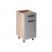 Virtuves skapītis ar vienu atvilkni LANGEN D40S1, beige Virtuves skapītis ar vienu atvilkni LANGEN D40S1, beige